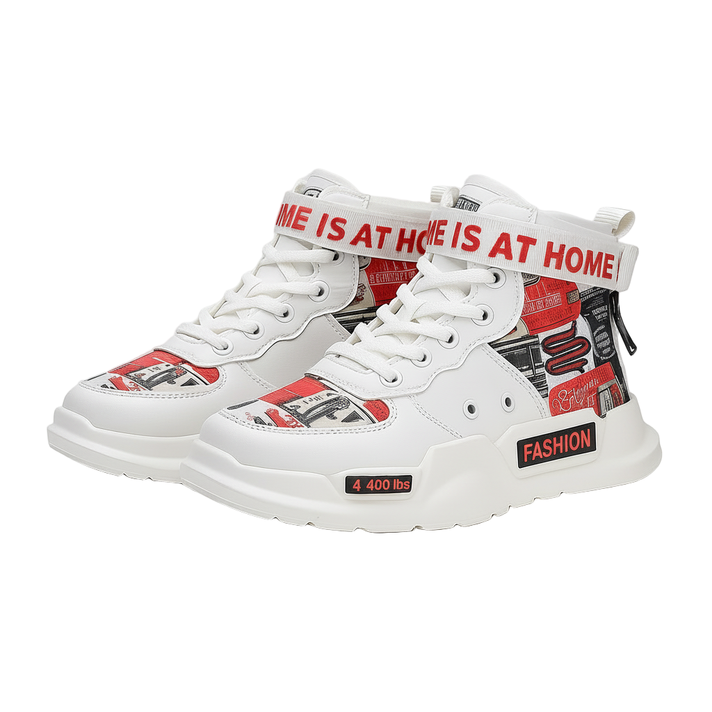 Momentum LX — Minimalist luxury model in soft leather, ideal for casual and sporty wear with refined style.