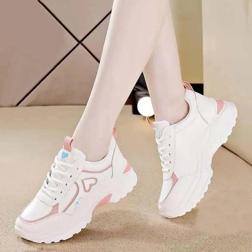 KicksStyle Bella Mode — comfort meets charm. With a modern design, heart detail, and lightweight sole, it’s the perfect sneaker for women who walk with love, style, and confidence every day.