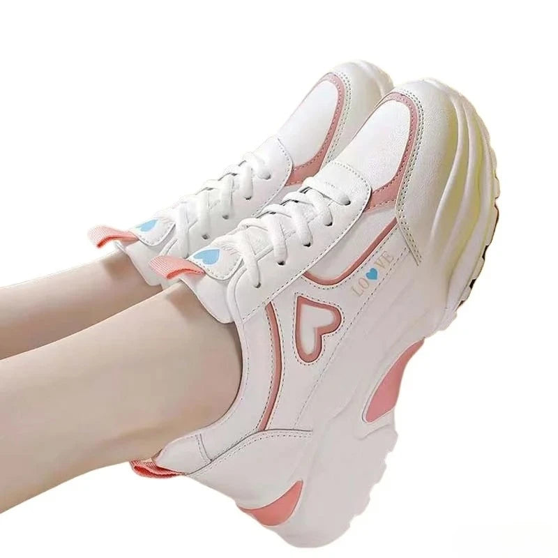 KicksStyle Bella Mode — comfort meets charm. With a modern design, heart detail, and lightweight sole, it’s the perfect sneaker for women who walk with love, style, and confidence every day.