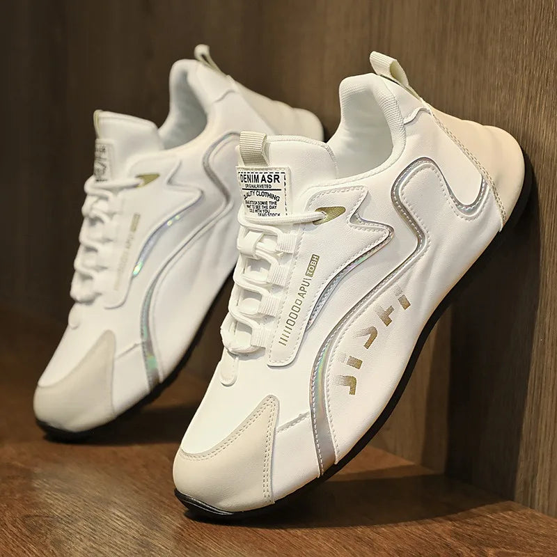 KicksStyle UrbanWave — where luxury meets motion. With a modern design, metallic details, and superior comfort, this sneaker brings style and confidence to every step.