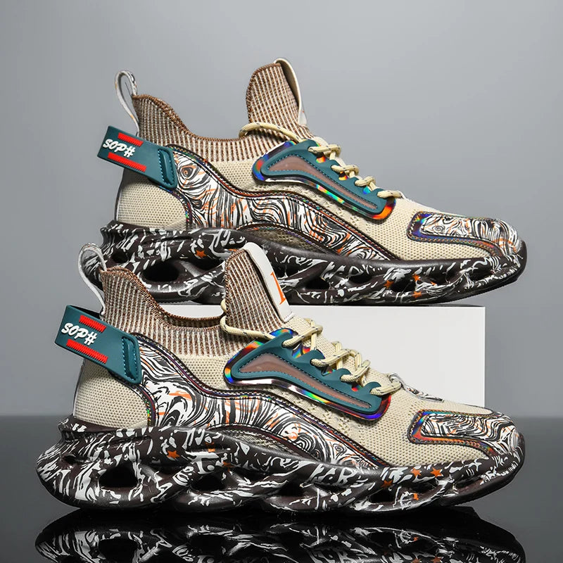 Urban Trail Vortex — Inspired by streetwear and skate parks, with lightweight cushioning and breathability ideal for summer.