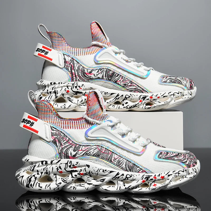 Urban Trail Vortex — Inspired by streetwear and skate parks, with lightweight cushioning and breathability ideal for summer.