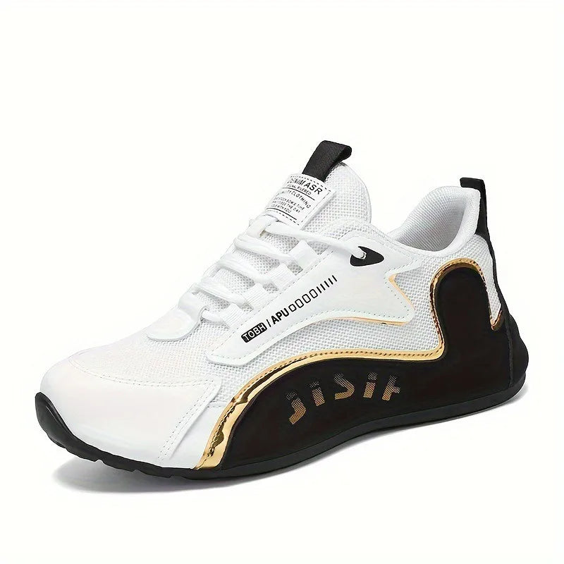 KicksStyle UrbanWave — where luxury meets motion. With a modern design, metallic details, and superior comfort, this sneaker brings style and confidence to every step.